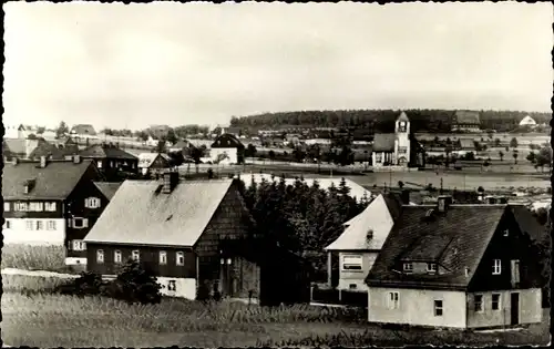 Ak Zinnwald Georgenfeld Altenberg im Erzgebirge, Ortsansicht