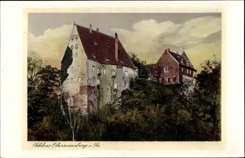 Ak Reinsberg in Sachsen, Schloss Oberreinsberg