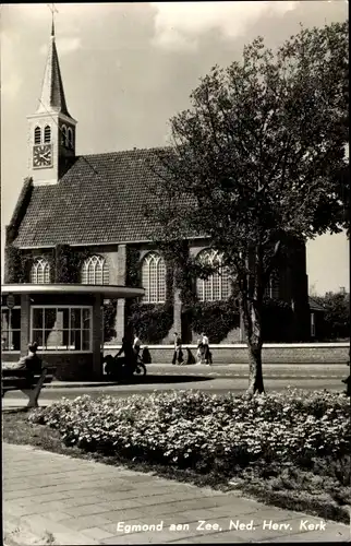 Ak Egmond aan Zee Nordholland Niederlande, Ned. Herv. Kerk