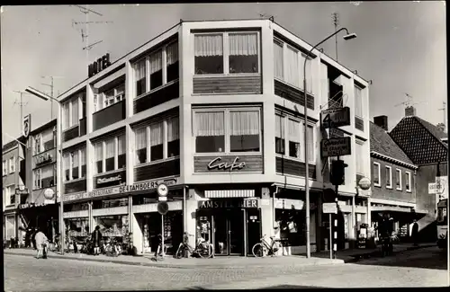 Ak Zevenaar Gelderland Niederlande, Hotel Cafe Restaurant De 4 Tamboers, Raadhuisplein 10