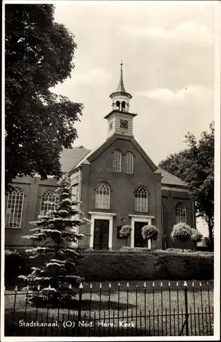 Ak Stadskanaal Groningen, Ned. Herv. Kerk