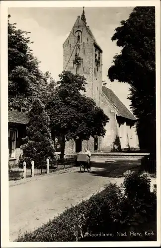 Ak Noordlaren Haren Grooningen, Ned. Herv. Kerk