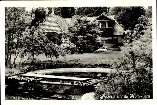 Ak Holterberg Holten Overijssel Niederlande, Teilansicht vom Haus