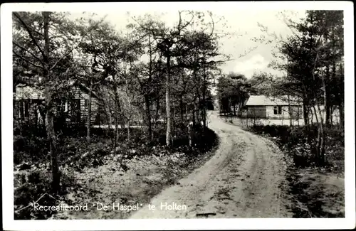 Ak Holten Overijssel Niederlande, De Haspel, Bungalows, Caravan- en Kampeerterrein