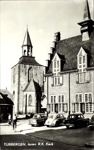 Ak Tubbergen Overijssel, toren R. K. Kerk