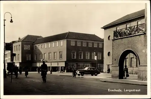 Ak Enschede Overijssel Niederlande, Langestraat