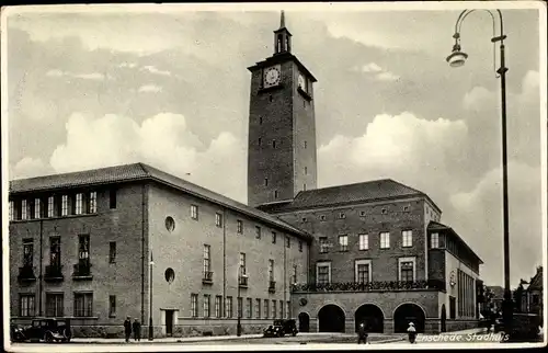 Ak Enschede Overijssel Niederlande, Stadhuis