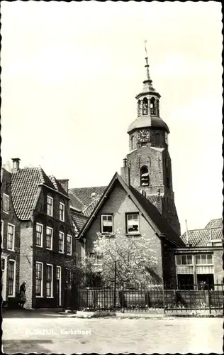 Ak Blokzijl Overijssel Niederlande, Kerkstraat