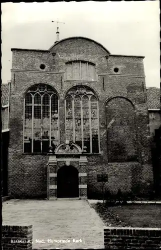 Ak Blokzijl Overijssel Niederlande, Ned. Herv. Kerk