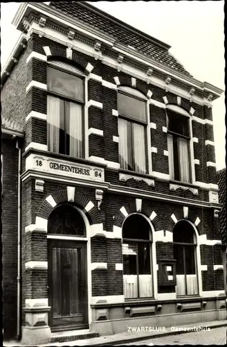 Ak Zwartsluis Overijssel Niederlande, Gemeentehuis