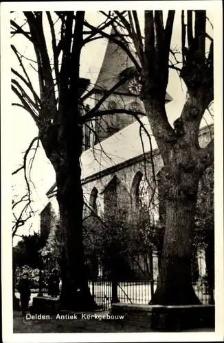 Ak Delden Hof van Twente Overijssel Niederlande, Antiek Kerkgebouw