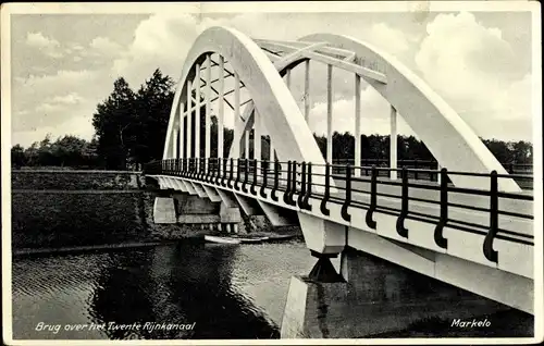 Ak Markelo Overijssel, Brug over het Twente Rijnkanaal