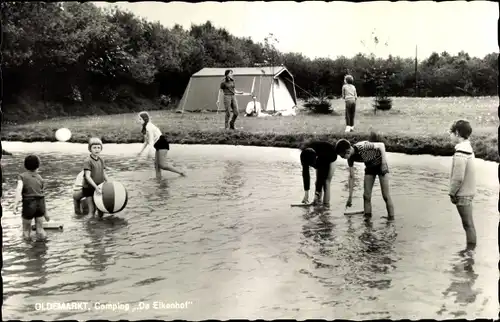 Ak Oldemarkt Overijssel, Camping De Elkenhof