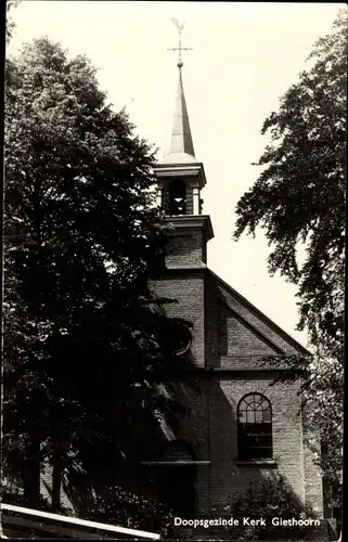 Ak Giethoorn Overijssel Niederlande, Doopsgezinde Kerk