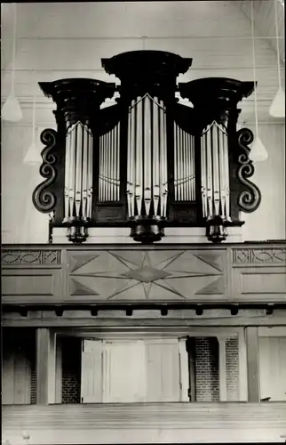 Ak Steenwijkerwold Overijssel, Orgel, Ned. Herv. Kerk