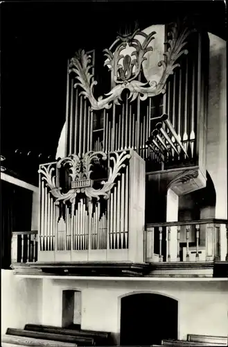 Ak Hellendoorn Overijssel, Orgel, Ned. Herv. Kerk