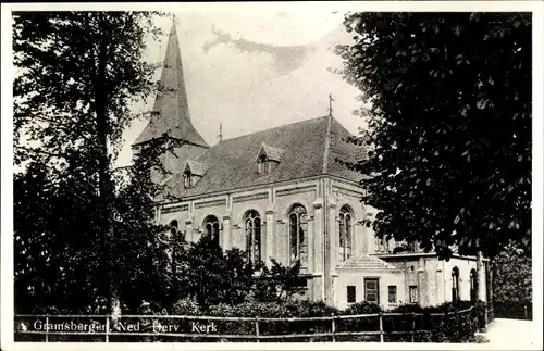 Ak Gramsbergen Overijssel, Ned. Herv. Kerk