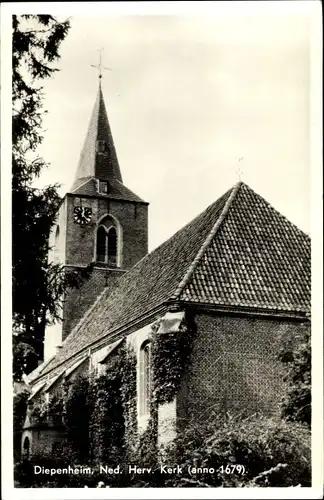 Ak Diepenheim Overijssel, Ned. Herv. Kerk, anno 1679