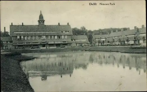Ak Delft Südholland Niederlande, Nieuwe Park