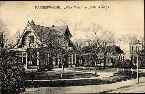Ak Paterswolde Drenthe Niederlande, Villa Meta en Villa Anna
