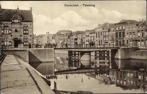 Ak Gorinchem Südholland Niederlande, Peterbrug