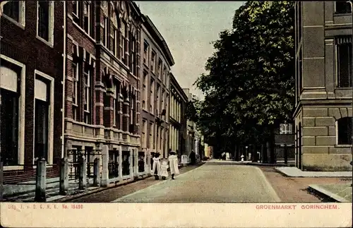 Ak Gorinchem Südholland Niederlande, Groenmarkt