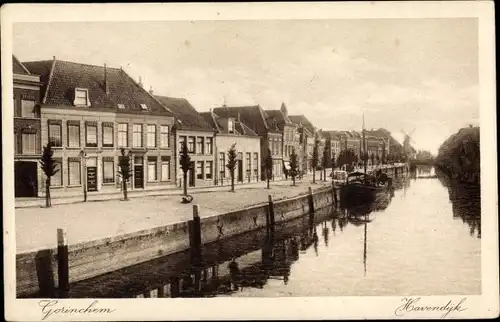 Ak Gorinchem Südholland Niederlande, Havendijk