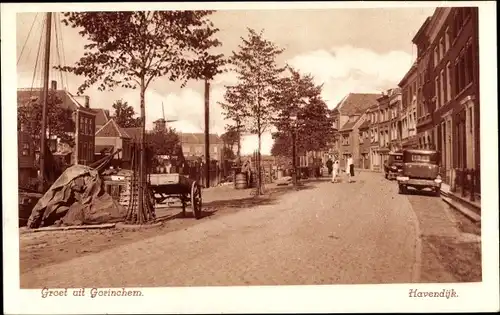 Ak Gorinchem Südholland Niederlande, Havendijk