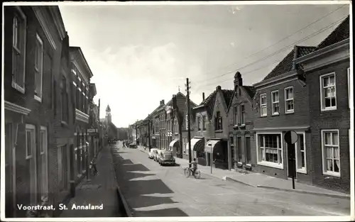 Ak Sint Annaland Zeeland Niederlande, Voorstraat