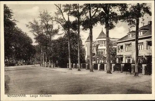 Ak Wassenaar Südholland Niederlande, Lange Kerkdam