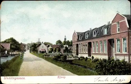 Ak Waddinxveen Südholland, Rijweg