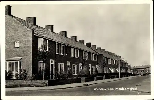 Ak Waddinxveen Südholland, Meidoornstraat