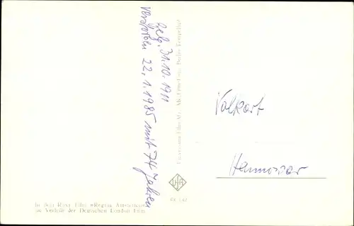 Ak Schauspielerin Luise Ullrich, Portrait, Autogramm