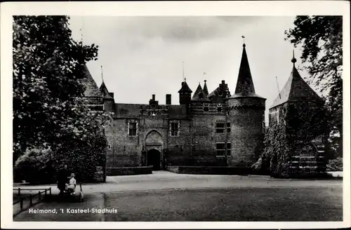 Ak Helmond Nordbrabant Niederlande, Kasteel, Stadhuis