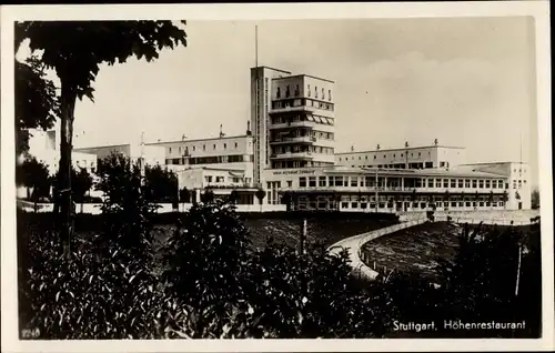 Ak Stuttgart in Baden Württemberg, Höhenrestaurant Schönblick