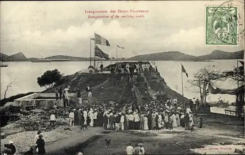 Ak Noumea Neukaledonien, Inauguration des Hauts Fourneaux