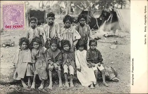 Ak Australien, Aboriginal Piccaninnies