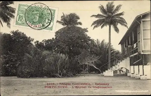 Ak Porto Novo Dahomey Benin, L'Hopital de Dispensaire, Krankenhaus