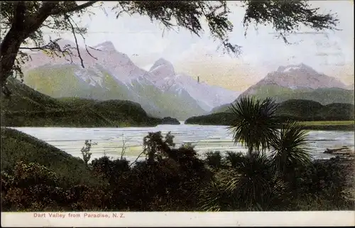 Ak Neuseeland, Dart Valley from Paradise