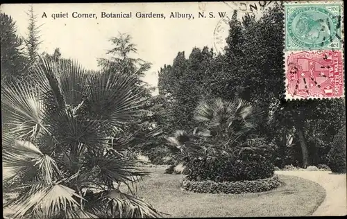 Ak New South Wales Australien, A quiet Coner, Botanical Gardens