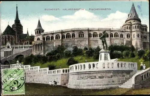 Ak Budapest Ungarn, Fischerbastei