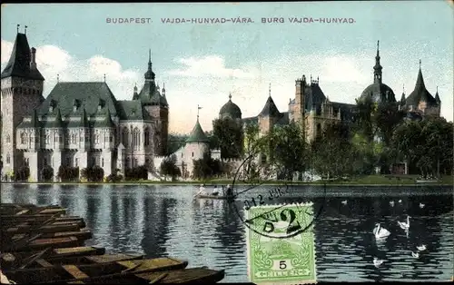 Ak Budapest Ungarn, Burg Vajda-Hunyad