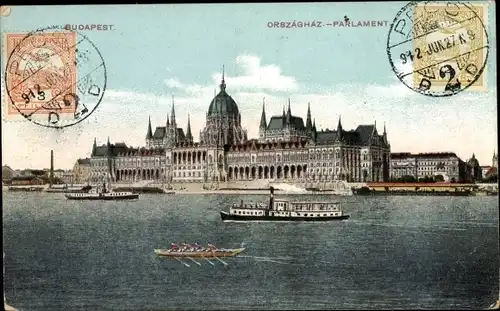 Ak Budapest Ungarn, Parlament
