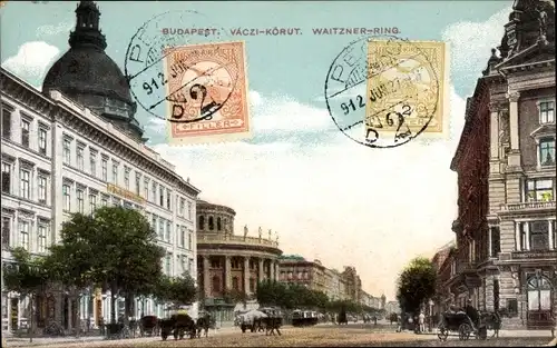 Ak Budapest Ungarn, Waitzner-Ring