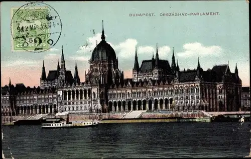 Ak Budapest Ungarn, Parlament