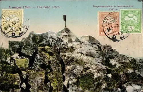 Ak Vysoké Tatry Hohe Tatra Slowakei, Meeraugspitze