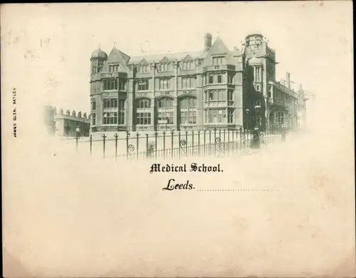 Ak Leeds Yorkshire England, Medical School