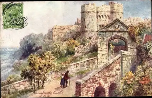 Künstler Ak Wimbush, Carisbrooke Isle of Wight England, Castle