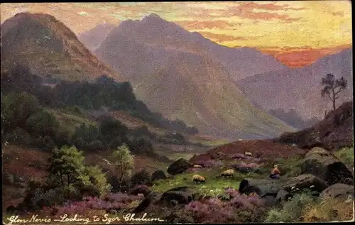 Ak Fort William Glen Nevis Schottland, Totalansicht