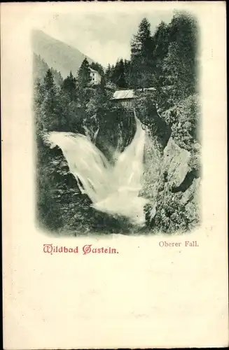 Ak Bad Gastein Badgastein in Salzburg, Oberer Fall